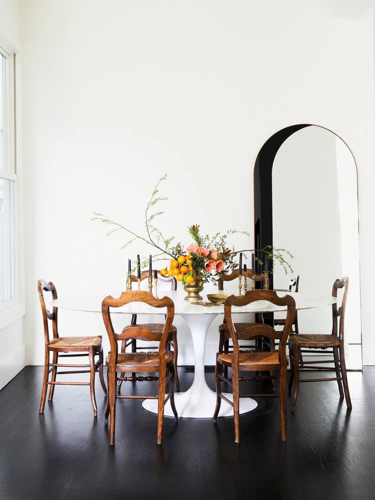 Black and White Dining room
