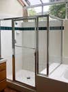 metal shower enclosure