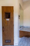 wood sauna dor