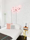 pink neon sign