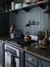 dark kitchen