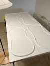 doors laying on table