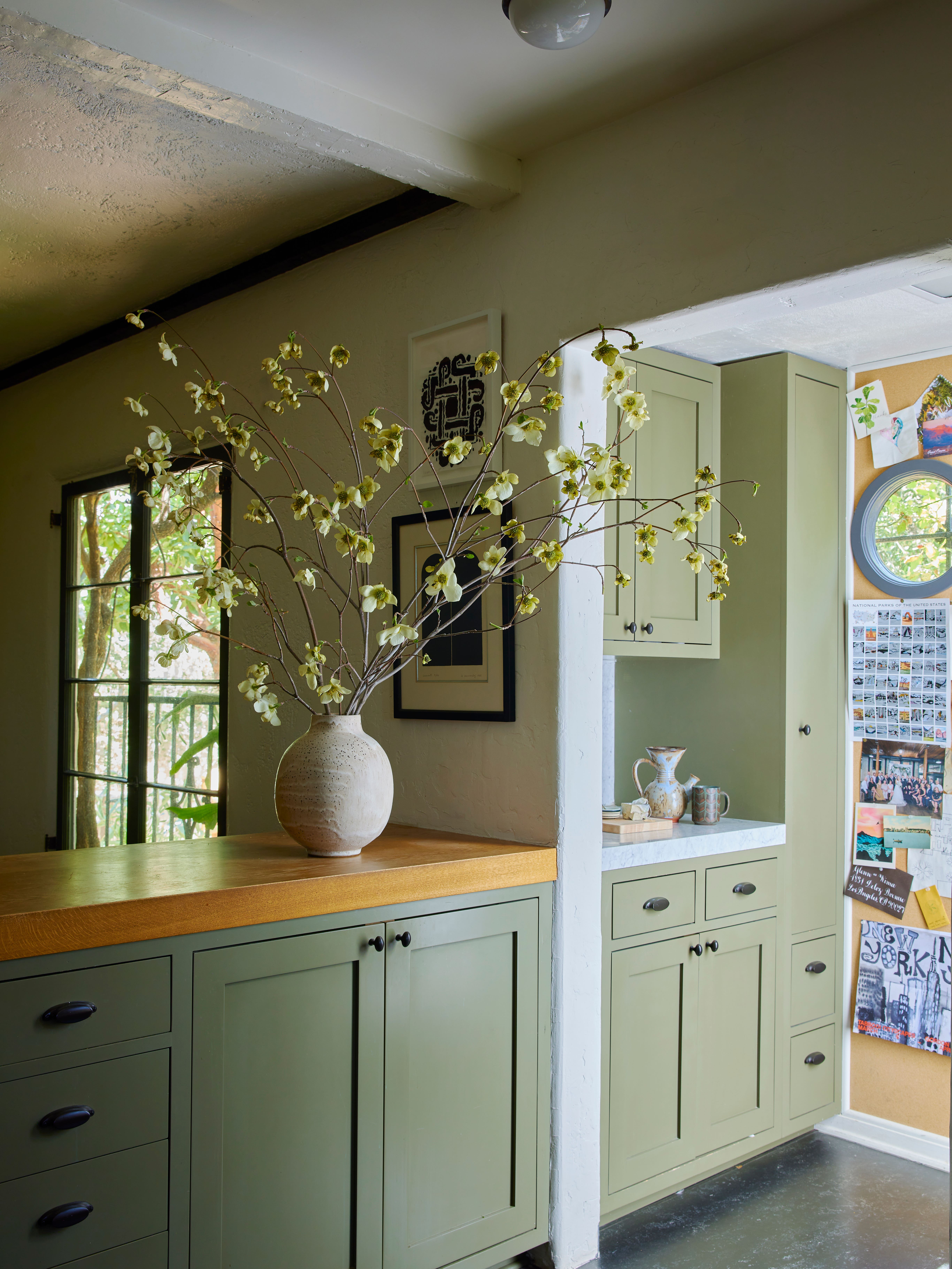green kitchen