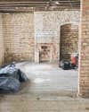 brick room under renovation