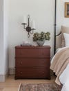 burgundy nightstand