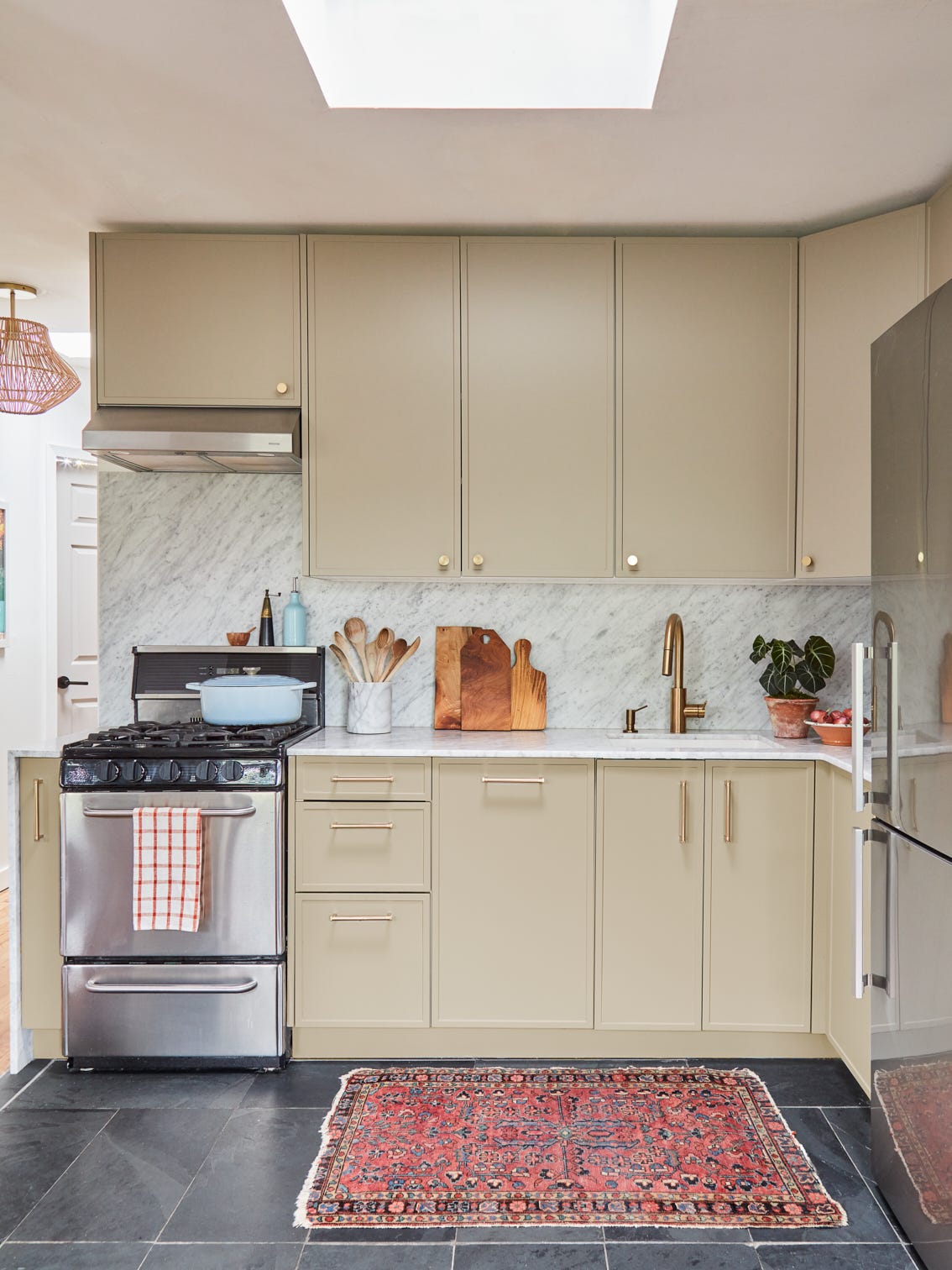 sage green cabinets