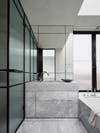 mirror and stone vanity