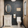 blue bathroom tile