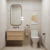 light wood vanity