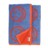 Baggu red and blue towel with smiley faces