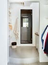 closet and shower