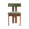 Ceremonie Green Mohair Dining Chair by Athena Calderone
