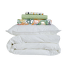 toddler bedding set from Brooklinen with jungle sheets
