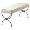 white bench