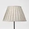 gingham lamp shade